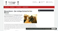 Desktop Screenshot of messerblock-shop.de