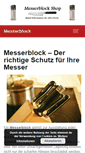 Mobile Screenshot of messerblock-shop.de